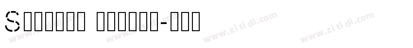 Stencil regual字体转换